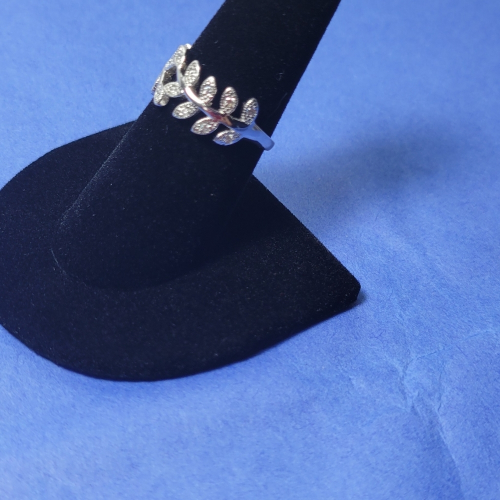 ❤ STERLING SILVER RING SIZE 6 - Picture 7 of 8